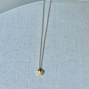TIFFANY  Return to Tiffany double heart tag pendant yellow gold